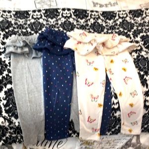 Carter’s ruffled leggings size 4T